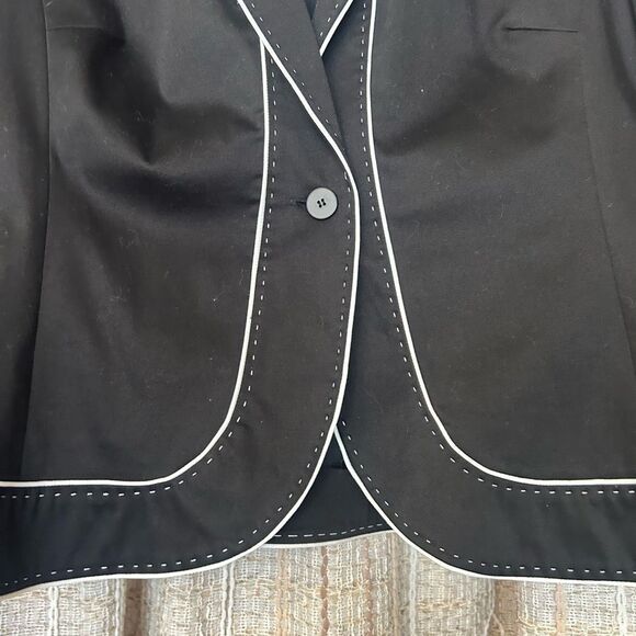 Anne Klein Ladies 14 Black White Jacket - Picture 2 of 8